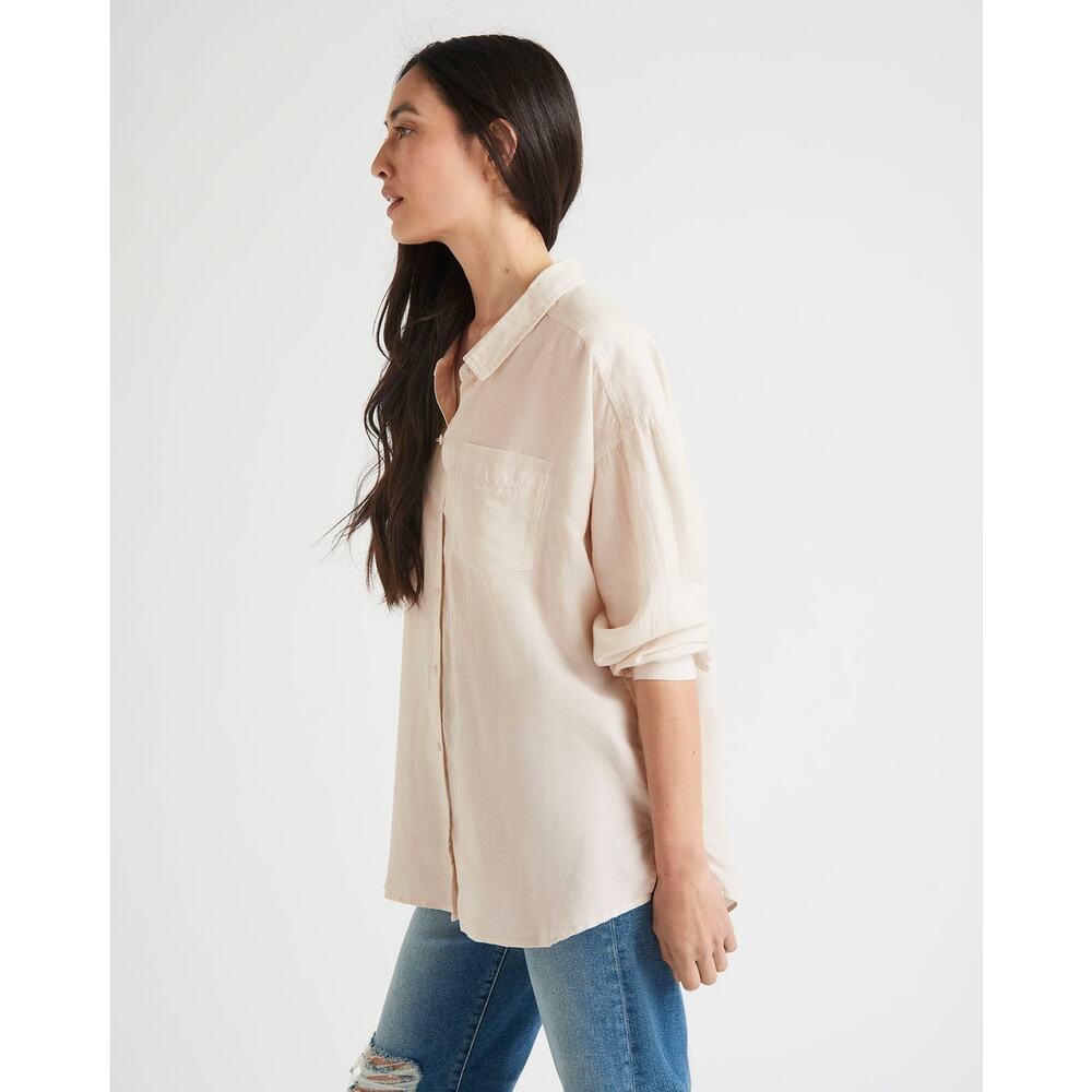 Splendid Bailey Button Down Shirt - M - Moonstone - image 5